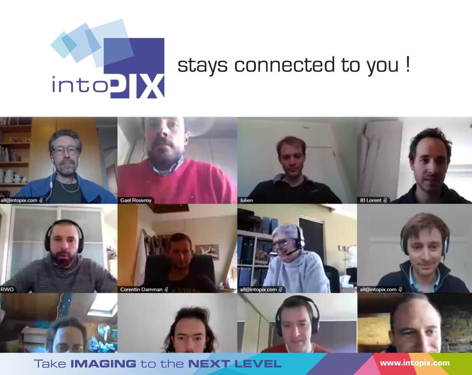 intoPIX stays connected to you during COVID-19